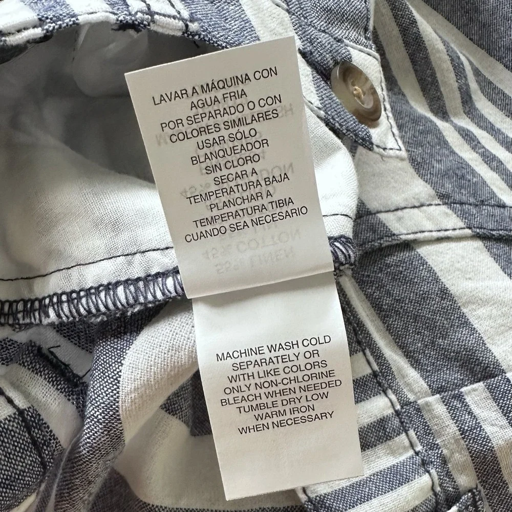 NWT The Children's Place Bermuda‎ Shorts Size 10 Boys Linen Cotton Nautical
